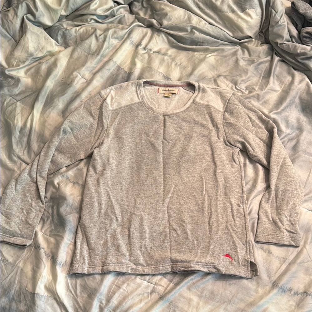 Tommy Bahama Gray Crewneck Sweater